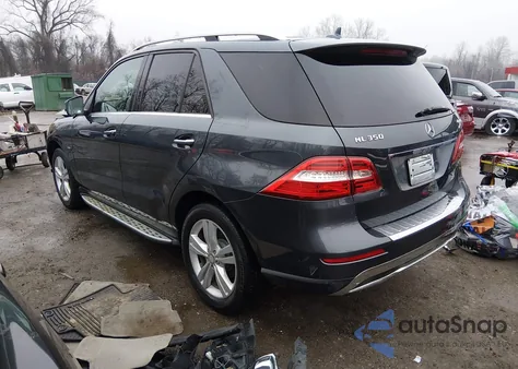 2012 Mercedes-Benz Ml 350 4Matic из США, поврежденный, VIN 4JGDA5HB1CA012721